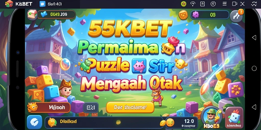 Tampilan menarik dari gameplay 55KBET yang penuh tantangan Puzzle.