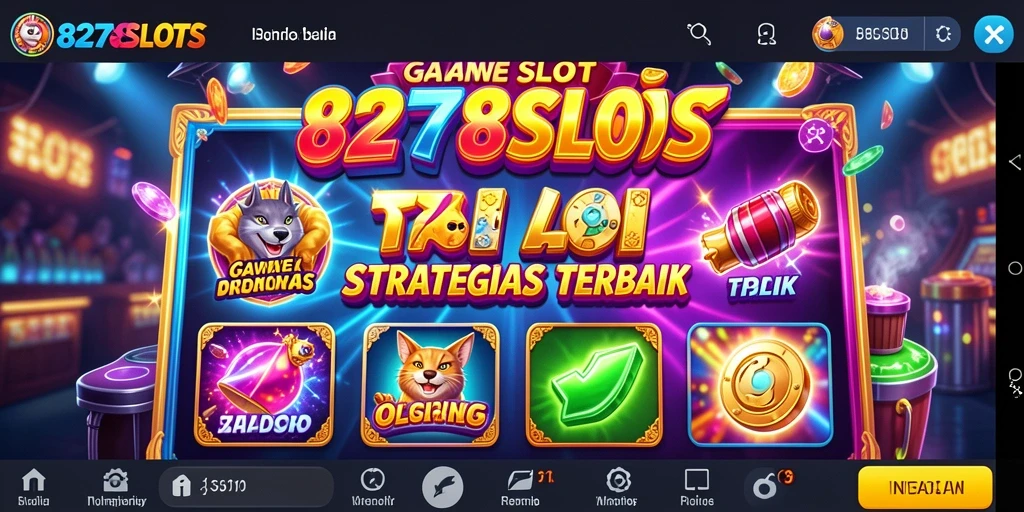 Screenshot gameplay slot strategis yang seru.