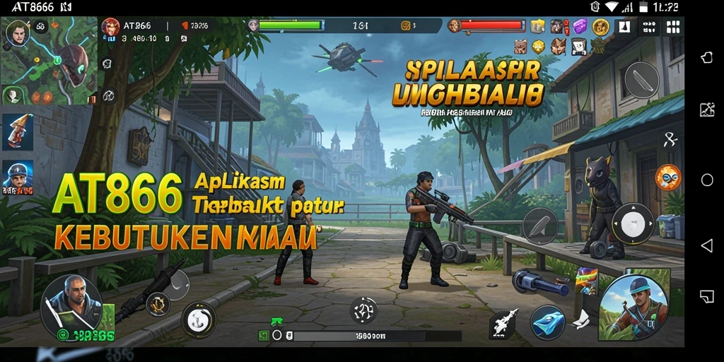 Screenshot AT866 menampilkan alat manajemen tugas yang efisien.