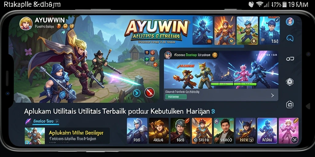 Tampilan antarmuka AYUWIN yang user-friendly dan mudah diakses.