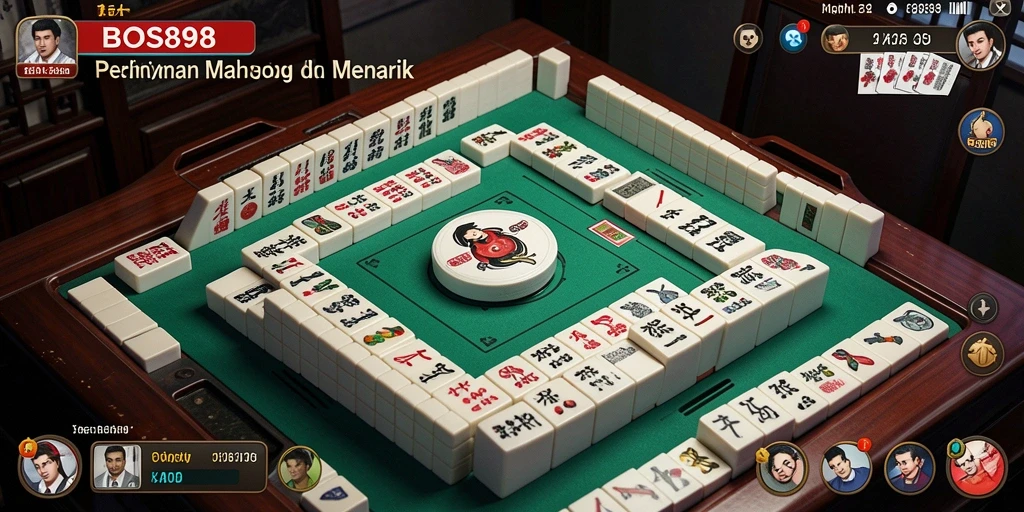 Screenshot gameplay BOS898 menampilkan tantangan Mahjong yang menarik.