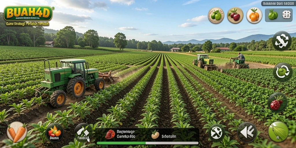 Tampilan gameplay BUAH4D yang menyenangkan dan interaktif.