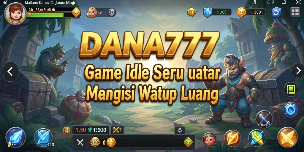Screenshot gameplay <strong>DANA777</strong> menunjukkan aksi Idle yang seru dan menghibur.