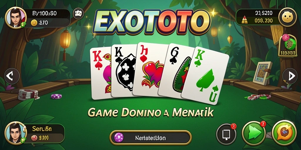 Tampilan gameplay menarik dari EXOTOTO yang dapat dinikmati oleh semua pemain.
