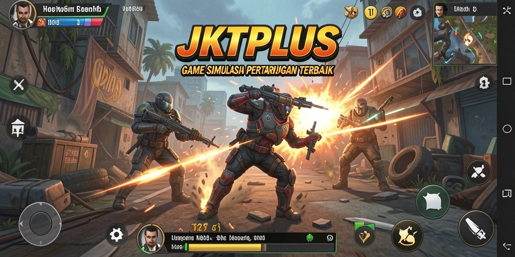 Tampilan dinamis dari pertempuran seru di JKTPLUS.