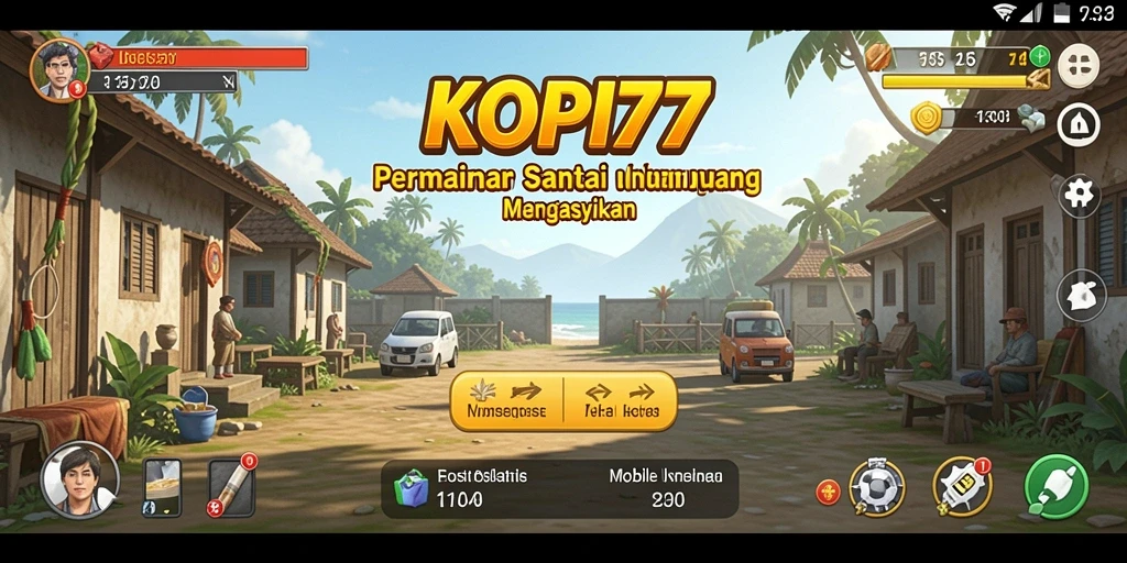 Tampilan gameplay KOPI77 yang interaktif dan menyenangkan.