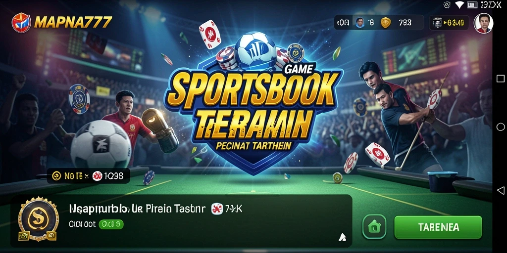 Tampilan menarik dari gameplay MAPNA777 dalam taruhan Sportsbook.