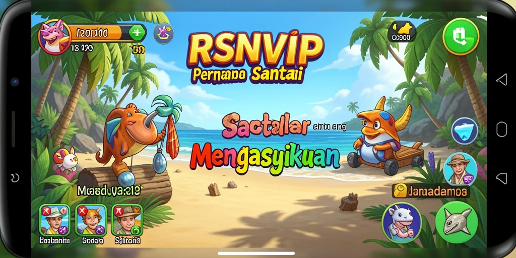 Tampilan gameplay yang menarik dan seru dari RSNVIP.