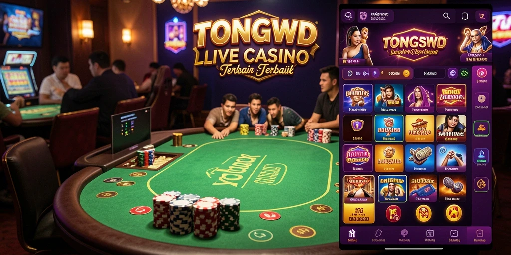 Tampilan gameplay Live Casino yang menarik dan interaktif.
